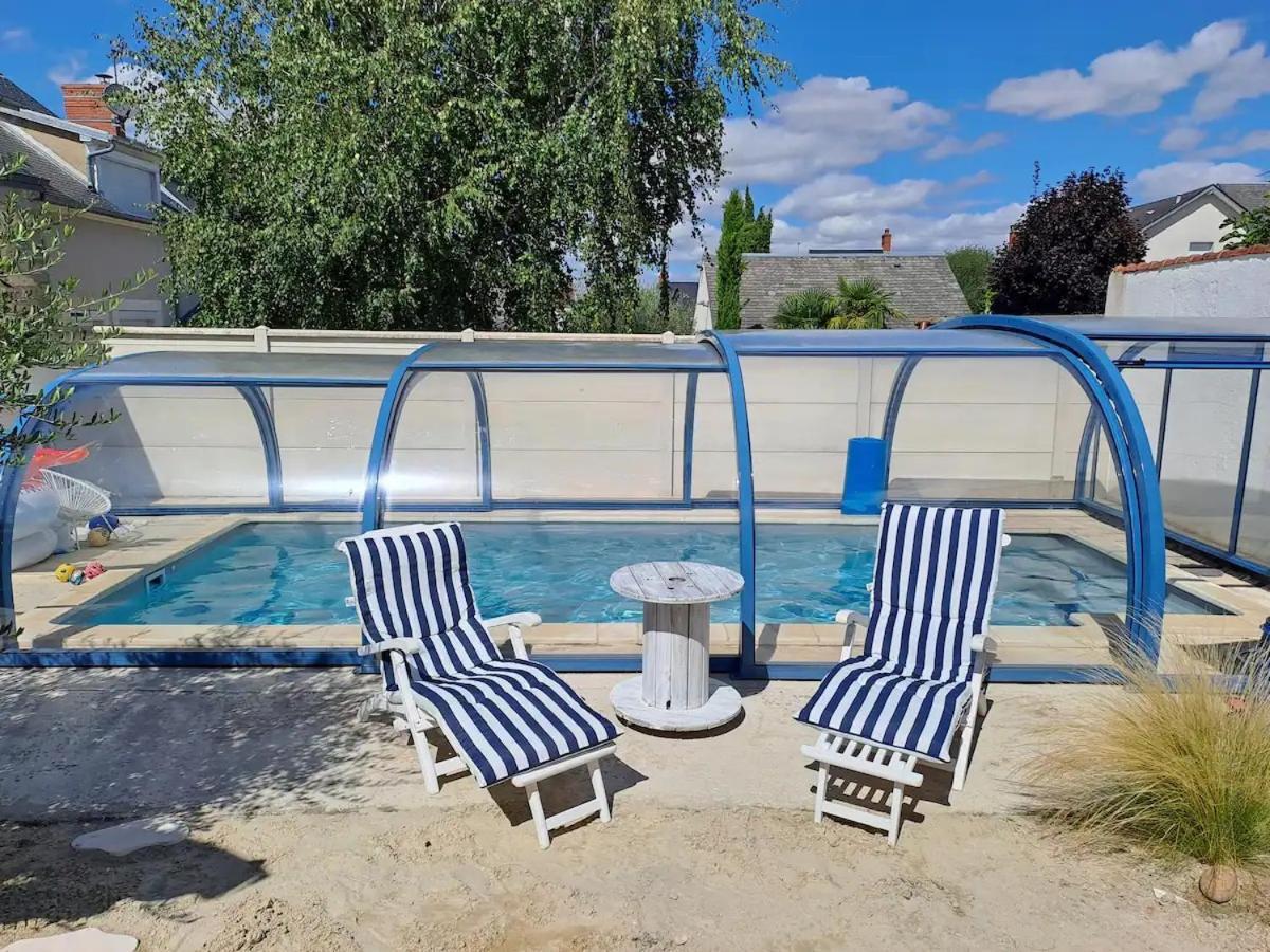 Chambre Bleue Avec Acces Plage Bourges Exterior photo